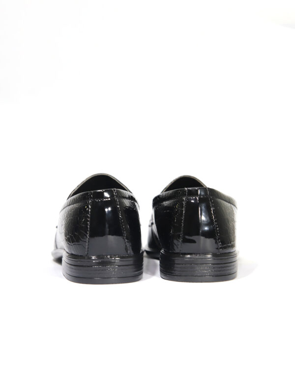 Onyx Croc Elegance Loafer - Image 2